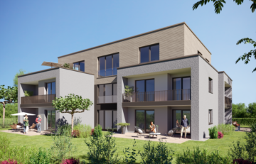 4‑Zimmer Neubauwohnung 1.OG mit zwei Balkonen in schöner Lage in Bayreuth, 95448 Bayreuth, Wohnung