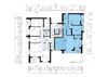 4-Zimmer Neubauwohnung 1.OG mit zwei Balkonen in schöner Lage in Bayreuth - Grundrissvariante 3 Zimmer
