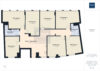 Renoviertes WG-Zimmer in der Fußgängerzone - Grundriss - hier WG-Zimmer 6
